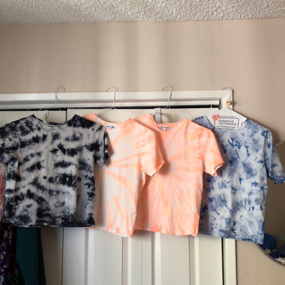 Elizabeth and James tye dye t shirts XS